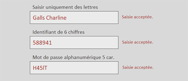 Mot de passe avec lettre en majuscule et chiffre