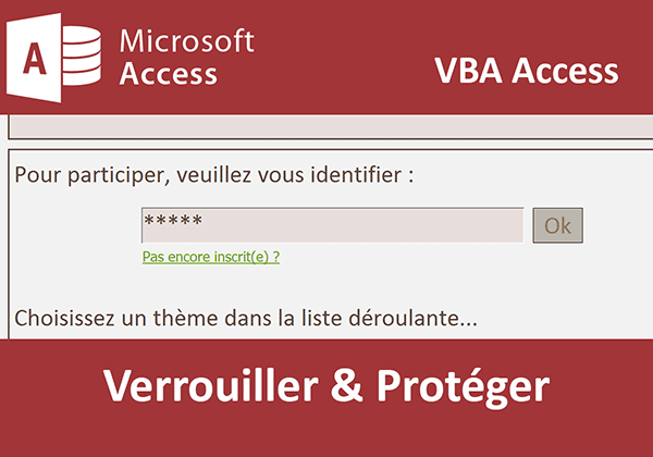 Verrouiller et protéger application évaluation Access par mot de passe