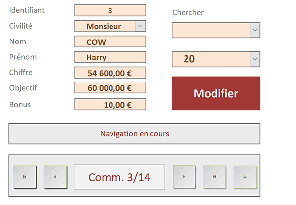 Créer une barre de navigation personnalisée sur un formulaire Access