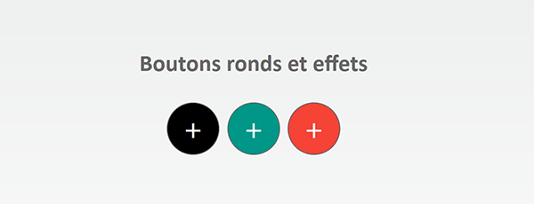 Créer des boutons Html ronds et de couleur avec les styles Css