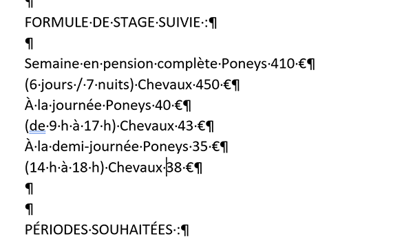 Déplacer des portions de textes Word pour reconstruire les paragraphes