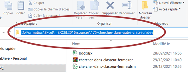 Copier le chemin au classeur externe pour formule extraction Excel