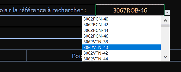 Liste déroulante pour choisir une référence à trouver dans un autre classeur Excel