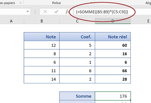 Comprendre Les Calculs Matriciels Avec Excel