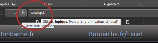 Assistant fonction Excel pour aider à trouver le premier rendez-vous disponible le plus proche