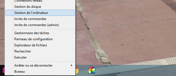 Accéder à gestion ordinateur et planificateur de tâches Windows