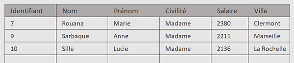 Extraire sur 3 conditions recoupées par formule Python dans Excel