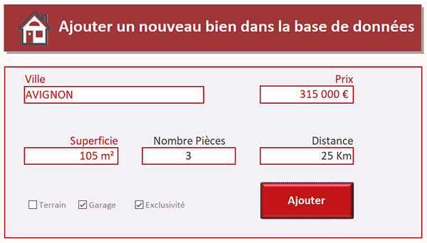 Alimenter une base de données Access externe avec un formulaire en VBA