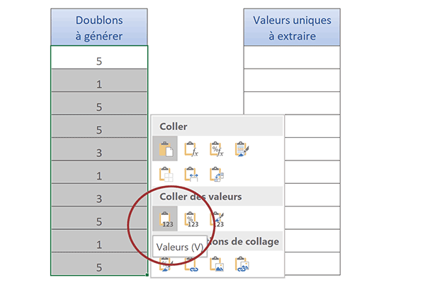 Extraire Les Valeurs Uniques Dans Lordre 3474