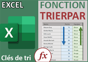 Apprendre à utiliser la fonction Excel TrierPar