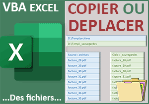 Déplacer ou copier des fichiers en VBA Excel