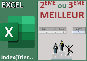 Extraire le deuxième ou troisième meilleur avec Excel