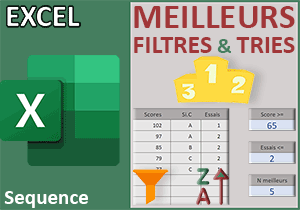 Filtrer et trier les N meilleures valeurs avec Excel