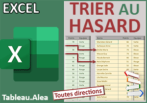 Trier un tableau Excel au hasard par formule